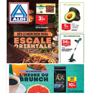 Catalogue Aldi L'heure du Brunch du 19 au 25 Avril 2022