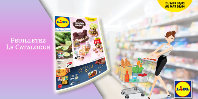 Catalogue Lidl de la semaine Spécial Pâques 2022