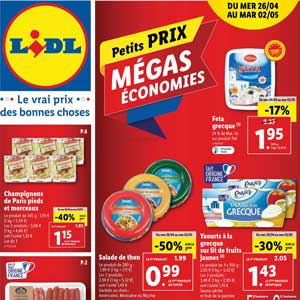 Catalogue Lidl Du 26 Avril Au 2 Mai 2023